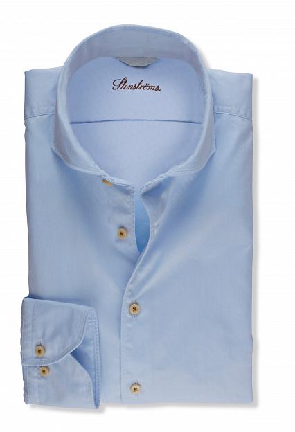 Stenströms Fitted Body Washed Lyseblå